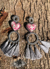 Load image into Gallery viewer, Silver Statement Earrings
