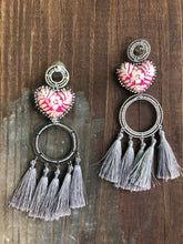 Load image into Gallery viewer, Silver Statement Earrings