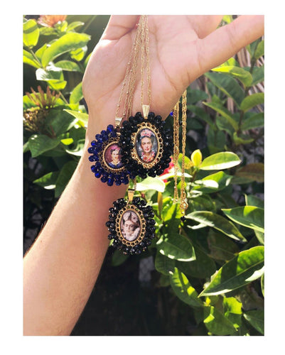 Frida Kahlo Necklace / Delicate Necklace