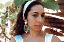 Load image into Gallery viewer, Cross Statement Earrings